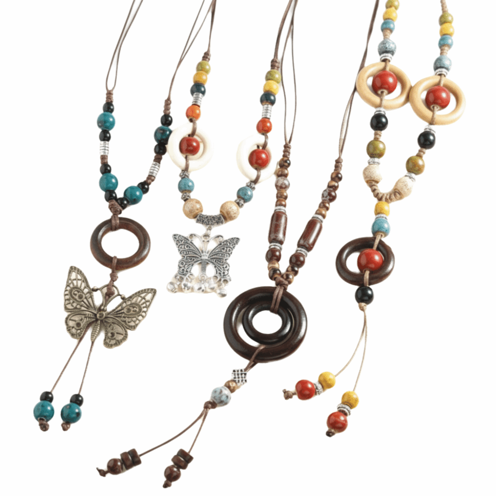 Ethnic Style Butterfly Pendant - Ethnic Wear Fashion Designer recension och pris