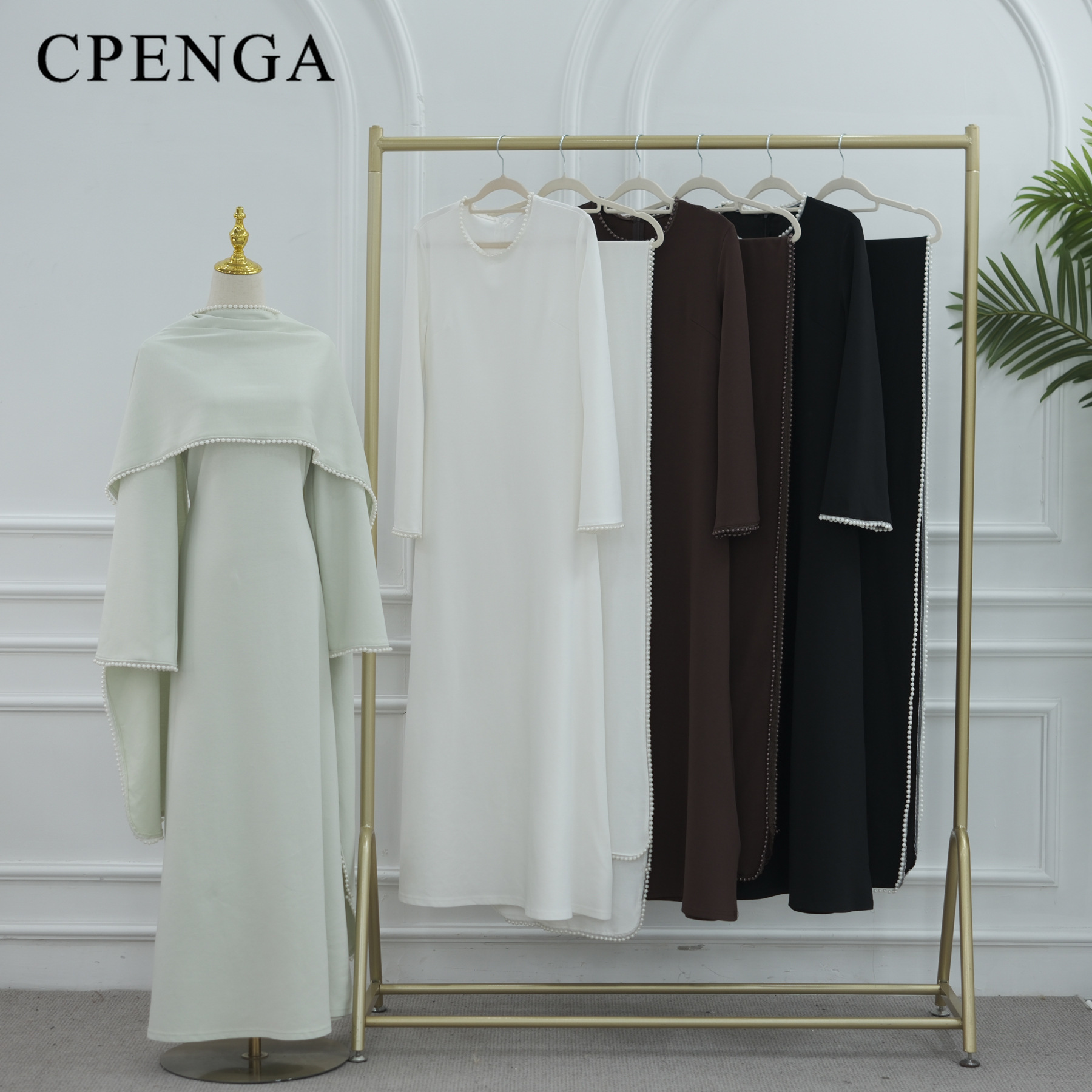Luxury Dubai Abaya with Beaded - Abaya Modest Wear recension och pris