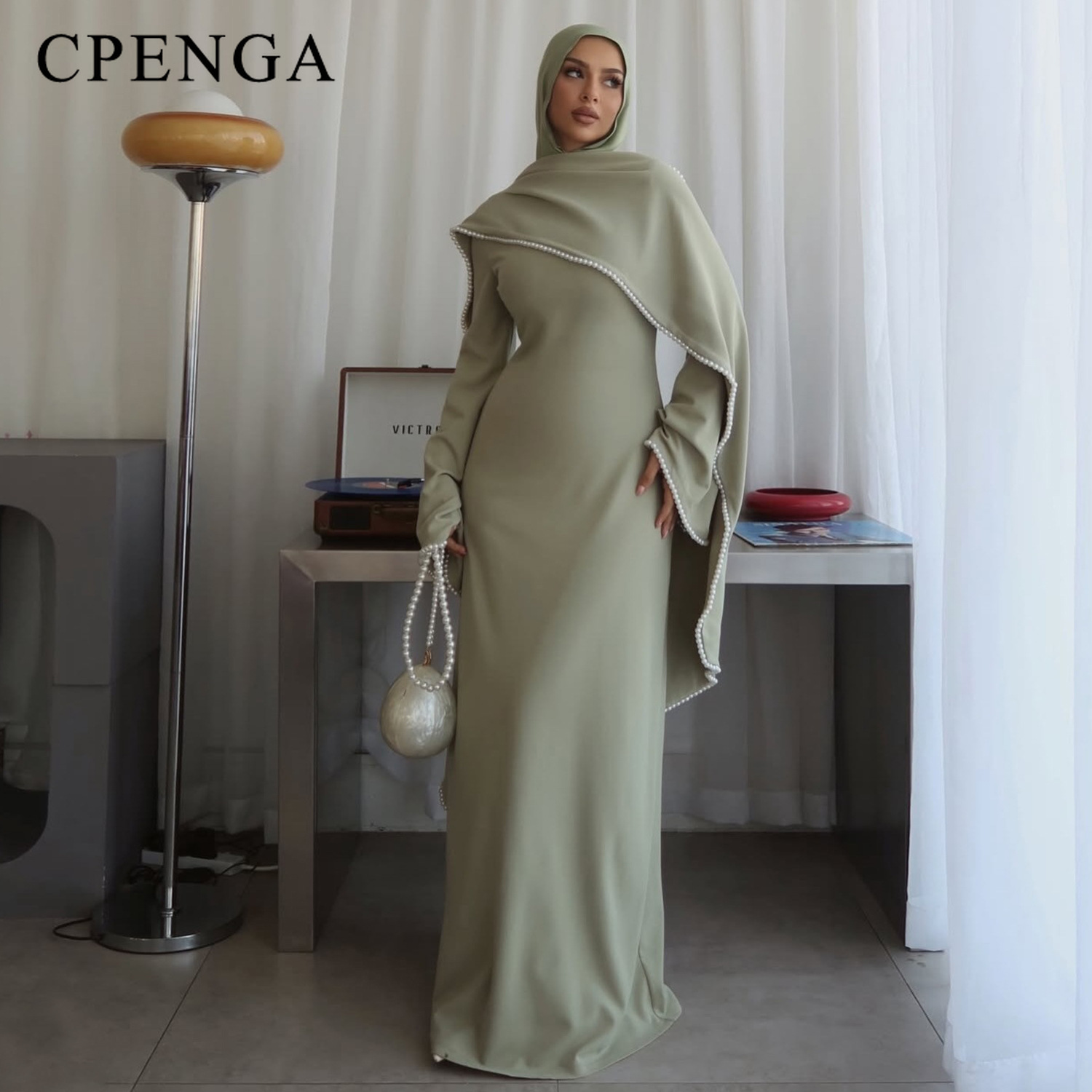 Luxury Dubai Abaya with Beaded - Abaya Modest Wear recension och pris